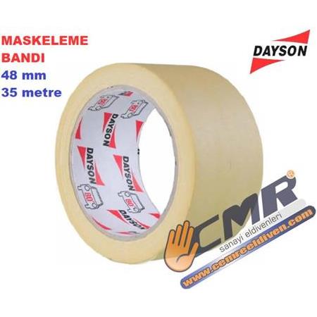 Maskeleme Kağıt Bant - Dayson 48 Mm X 35 Metre 1Koli (36 Adet)