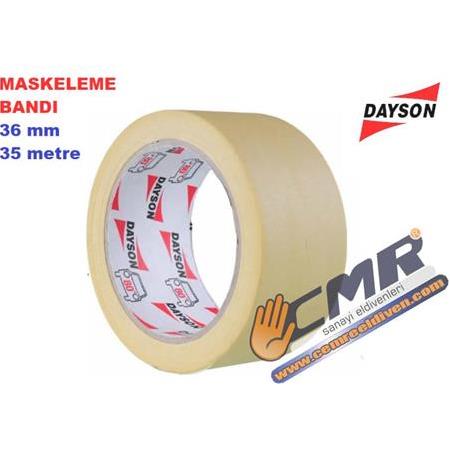 Maskeleme Kağıt Bant - Dayson 36 Mm X 35 Metre 1 Koli (48 Adet)