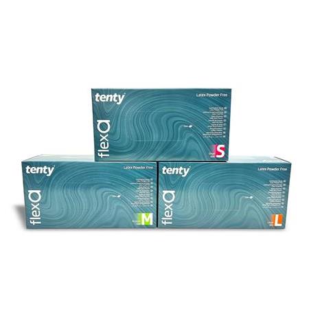 Tenty Latex Muayene Eldiveni (Pudrasız)