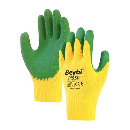 Beybi Örme Lateks Kaplı Camcı Eldiven -  Pl-550