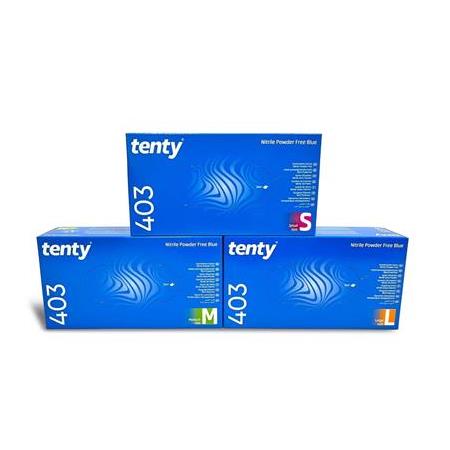 Tenty 403 Mavi Nitril Eldiven 100lü Paket